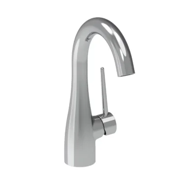 Saneux Eden Basin Mixer - Chrome detail view - Image 4