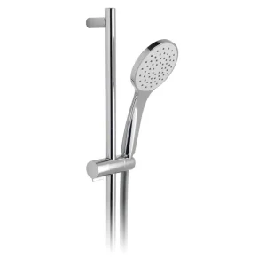 Vado Atmosphere Slide Rail Shower Kit With Air-injected Multi-function Handset 900mm Slide Rail And Smoothflex Anti-twist Silver Hose Chrome