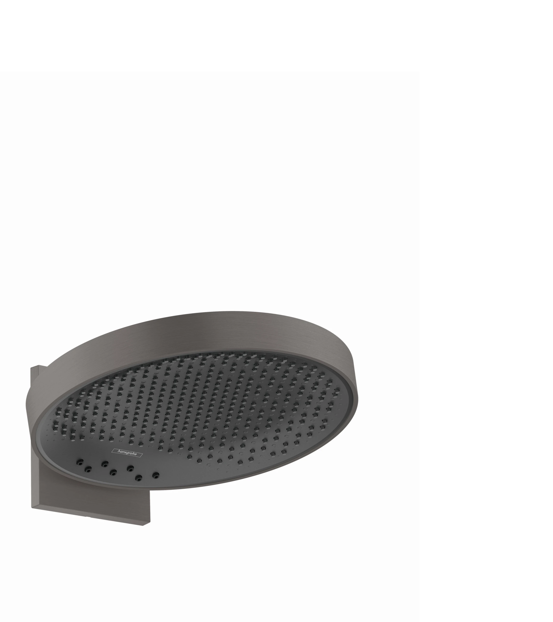 Hansgrohe Rainfinity Overhead Shower 360 3jet With Wall Connector Brushed Black Chrome