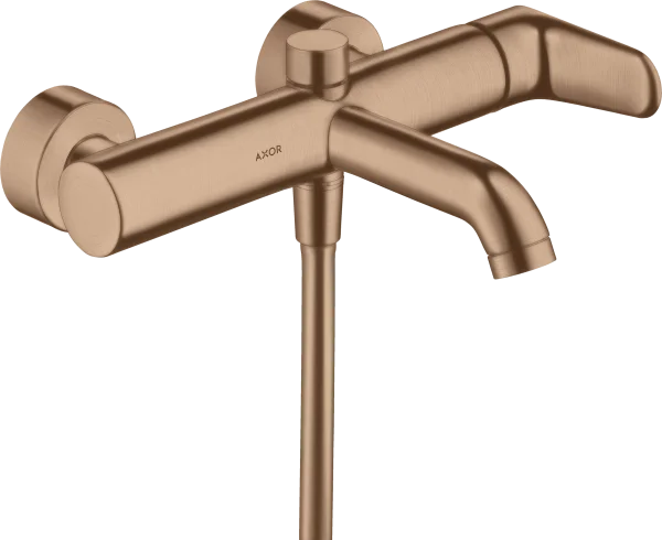 Axor Citterio M Single Lever Manual Bath Mixer For Exposed Installation Brushed Red Gold