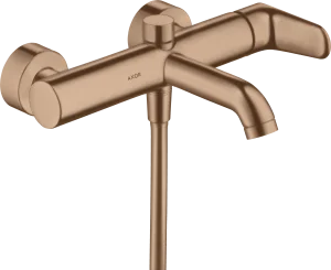 Axor Citterio M Single Lever Manual Bath Mixer For Exposed Installation Brushed Red Gold