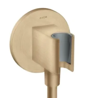 Axor Showersolutions Wall Outlet 130 X 110 X 90mm Gold - Brushed