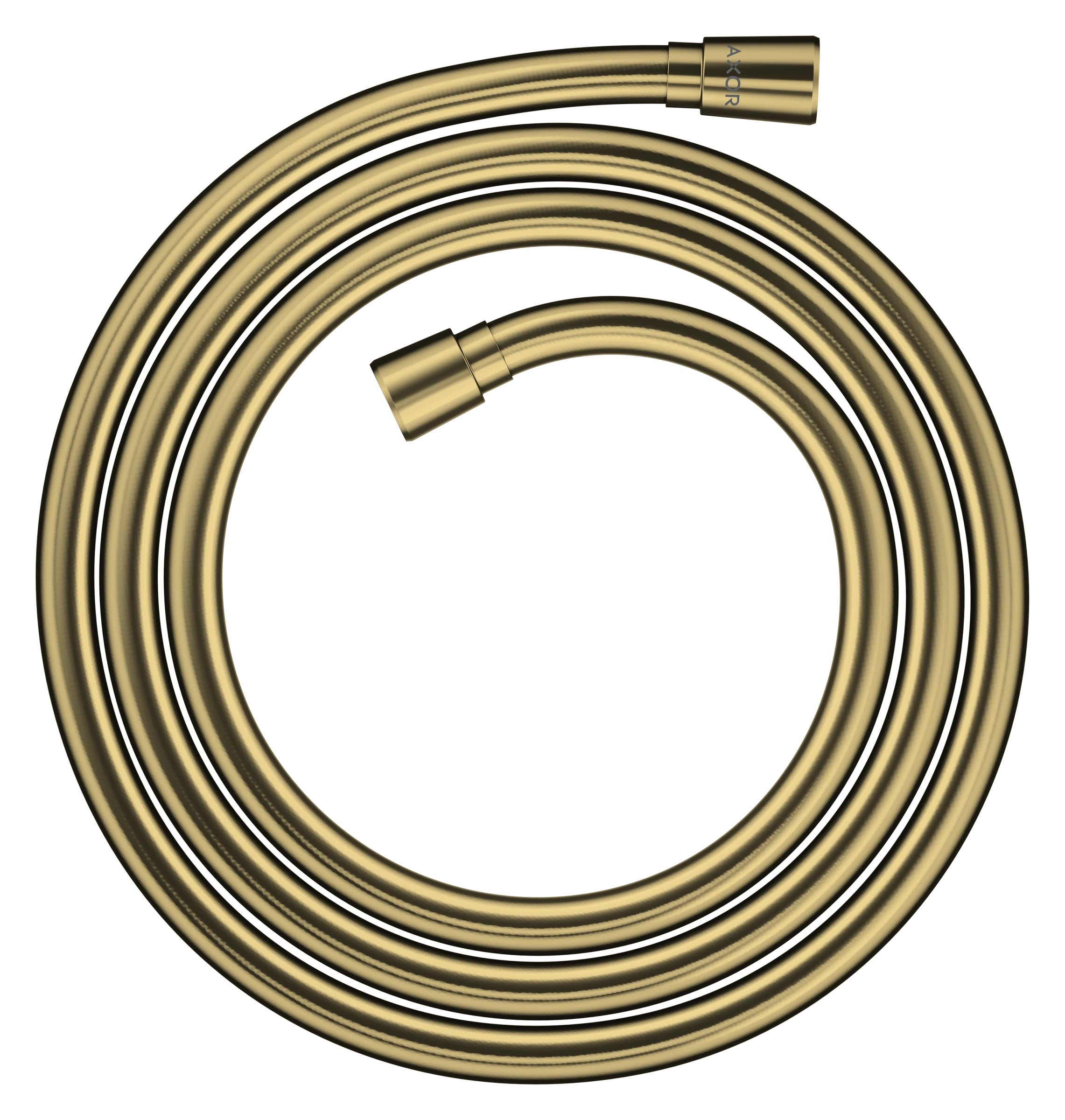 Axor Showersolutions Metal Effect Shower Hose 2.00 M With Conical Nuts Gold Polished