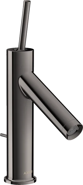 Axor Starck Single Lever Basin Mixer 90 With Pin Handle And Pop-up Waste Polished Black Chrome