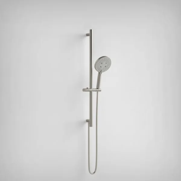 Ava Integrated Round Slide Rail Kit - Brushed Stainless Steel