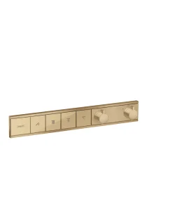 Hansgrohe Rainselect Thermostat For Concealed Installation For 4 Functions Brushed Bronze