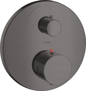 Axor Starck Thermostatic Mixer For Concealed Installation With Shut-off Valve Brushed Black Chrome