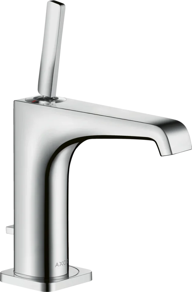 Axor Citterio E Single Lever Basin Mixer 130 With Pin Handle And Pop-up Waste Chrome product image - Image 1