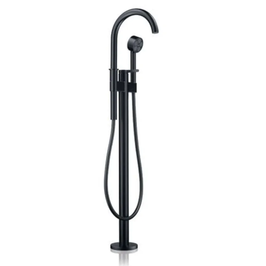 Axor One Bath Mixers Concealed 1197 X 394 X 232mm Black - Matt detail view - Image 6