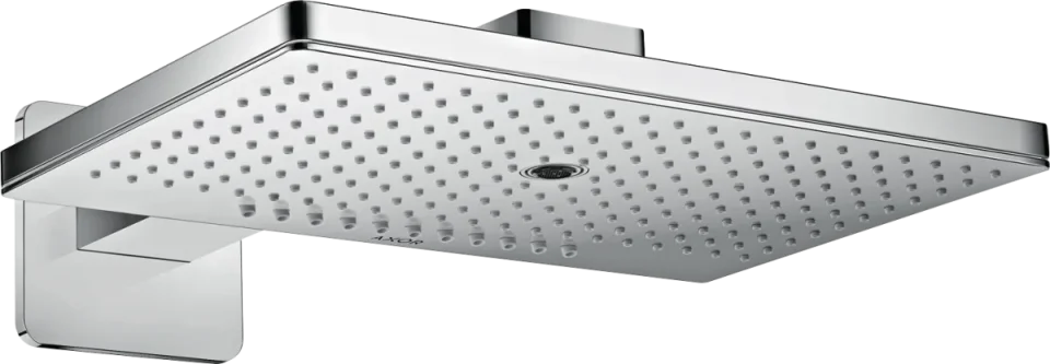 Axor Showersolutions Overhead Shower 460/300 3jet With Shower Arm And Softsquare Escutcheon Chrome product image - Image 1