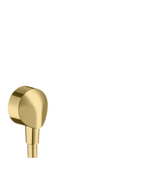 Hansgrohe Fixfit Wall Outlet E Without Non-return Valve Gold Polished