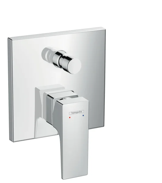 Hansgrohe Metropol Single Lever Manual Bath Mixer For Concealed Installation With Lever Handle And Integrated Backflow Prevention Chrome