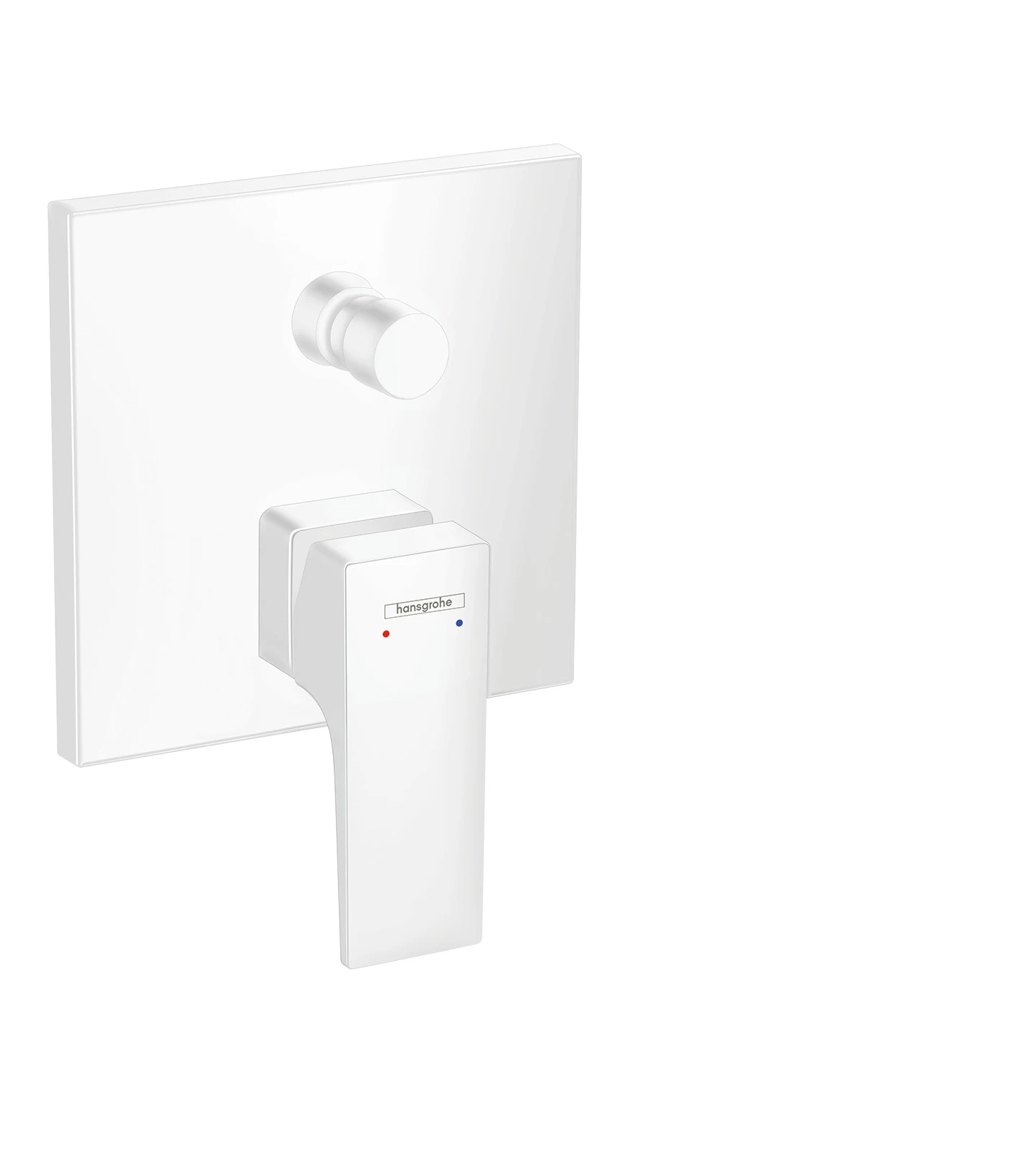 Hansgrohe Metropol Single Lever Manual Bath Mixer For Concealed Installation With Lever Handle Matt White