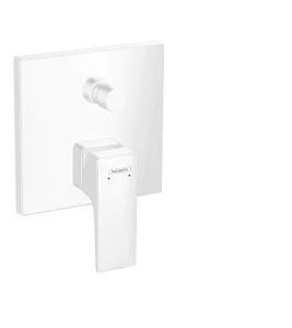 Hansgrohe Metropol Single Lever Manual Bath Mixer For Concealed Installation With Lever Handle Matt White