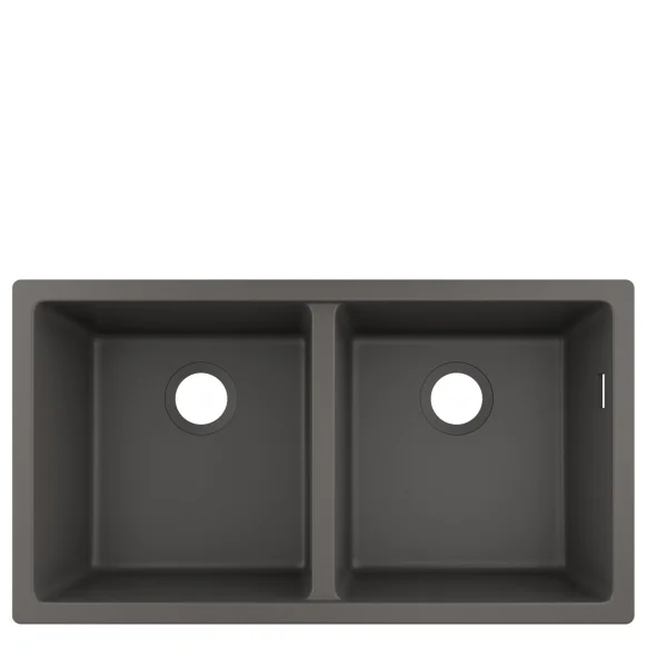 Hansgrohe S51 S510-u770 Undermount Sink 370/370 Grey