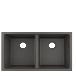 Hansgrohe S51 S510-u770 Undermount Sink 370/370 Grey