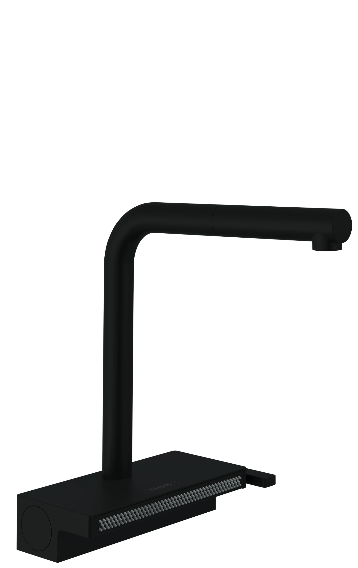 Hansgrohe Aquno Select M81 Single Lever Kitchen Mixer 250 With Pull-out Spout And Sbox, 2 Spray Modes Matt Black
