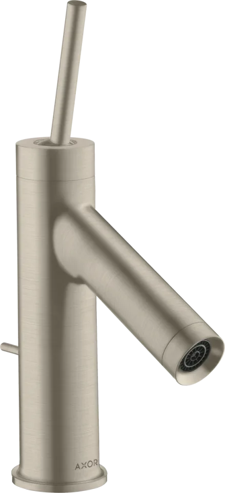 Axor Starck Single Lever Basin Mixer 70 With Pin Handle For Cloakroom Basins With Pop-up Waste Brushed Nickel product image - Image 1