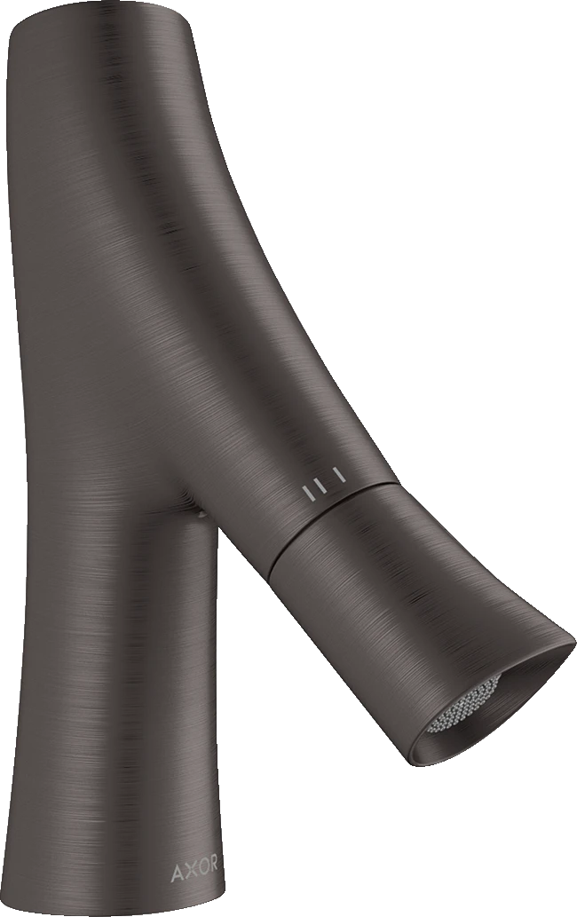 Axor Starck Organic Pillar Tap Without Waste Brushed Black Chrome