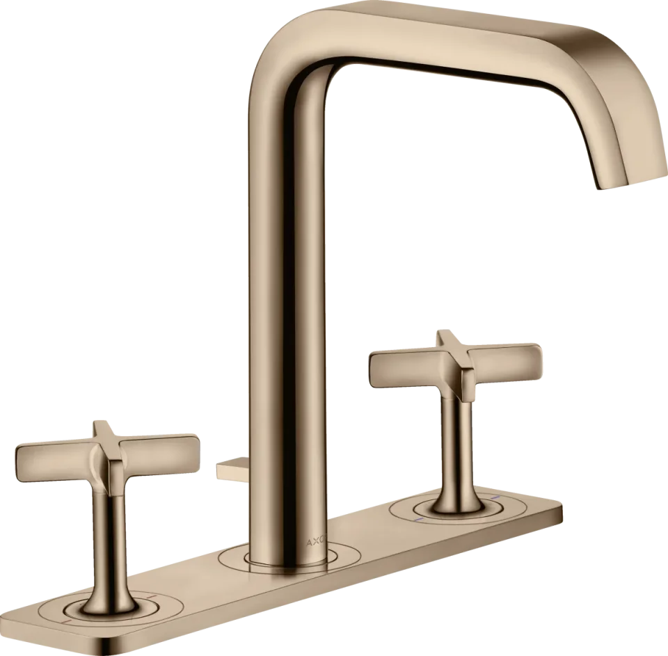 Axor Citterio E 3-hole Basin Mixer 170 With Plate And Pop-up Waste product image - Image 1