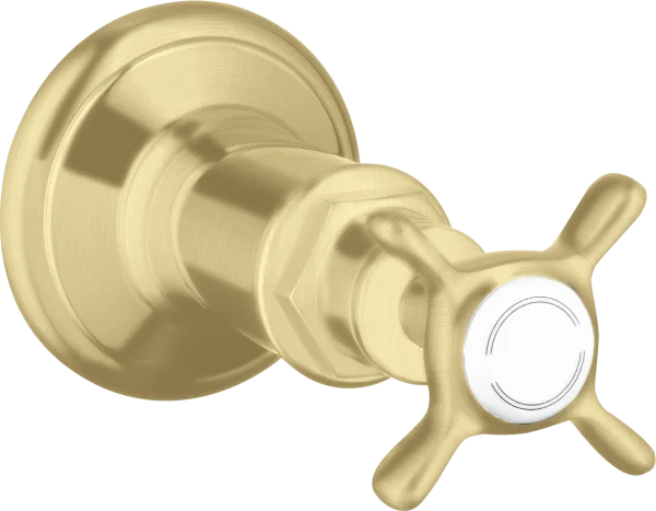 Axor Montreux Shut-off Valve For Concealed Installation With Cross Handle Gold Brushed