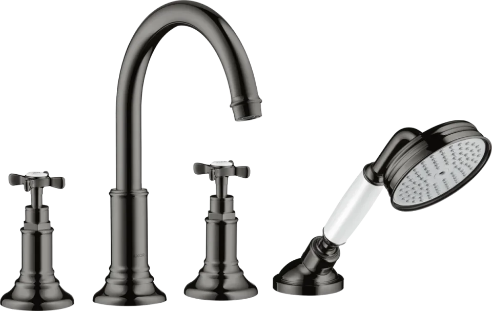 Axor Montreux Bath Mixers Concealed 504 X 263 X 128mm Gunmetal/chrome - Polished product image - Image 1
