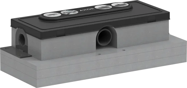 Axor Ubox Universal Concealed Basic Set Shower Wastes 425 X 175 X 150mm
