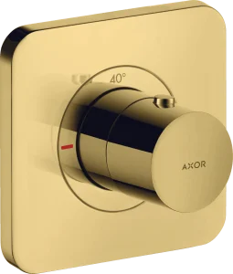 Axor Citterio E Thermostatic Mixer 120/120 For Concealed Installation Gold Polished
