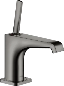 Axor Citterio E Single Lever Basin Mixer 90 With Pin Handle For Hand Wash Basins With Waste Polished Black Chrome