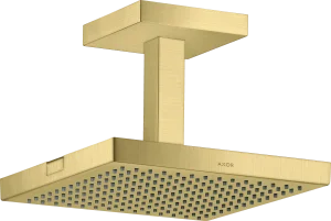 Axor Showersolutions Overhead Shower 240/240 1jet With Ceiling Connection Brushed Brass