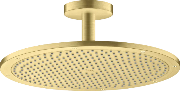 Axor Showersolutions Overhead Shower 350 1jet With Ceiling Connection Brushed Brass
