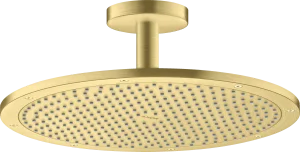 Axor Showersolutions Overhead Shower 350 1jet With Ceiling Connection Brushed Brass
