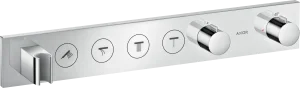 Axor Showersolutions Thermostatic Module Select 600/90 For Concealed Installation For 4 Outlets Polished Red Gold