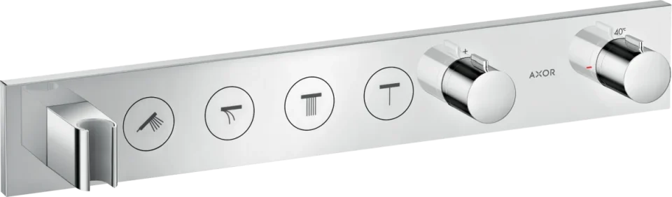 Axor Showersolutions Thermostatic Module Select 600/90 For Concealed Installation For 4 Outlets product image - Image 1