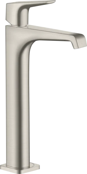 Axor Citterio E Single Lever Basin Mixer 250 With Lever Handle For Wash Bowls Without Waste Stainless Steel