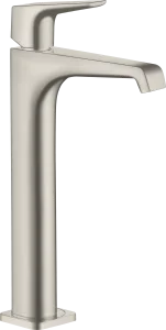 Axor Citterio E Single Lever Basin Mixer 250 With Lever Handle For Wash Bowls Without Waste Stainless Steel