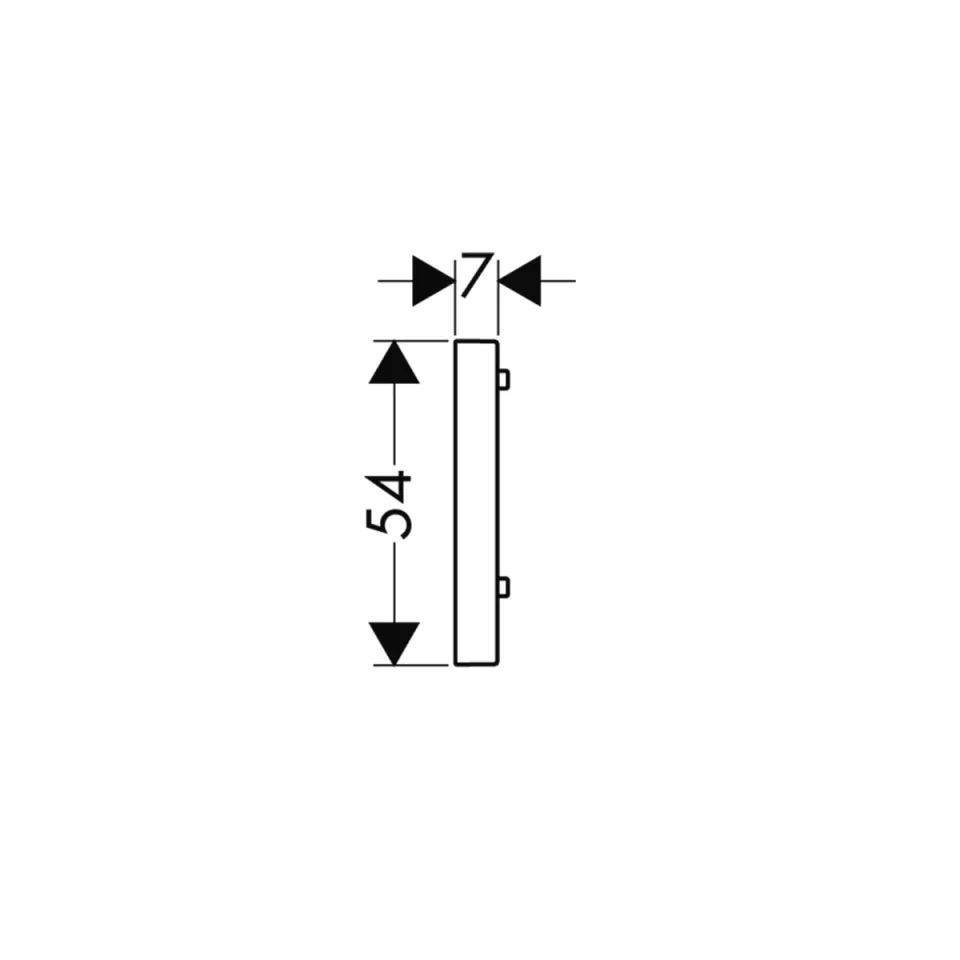 Axor Uno Wall Bar Spacer detail view - Image 2