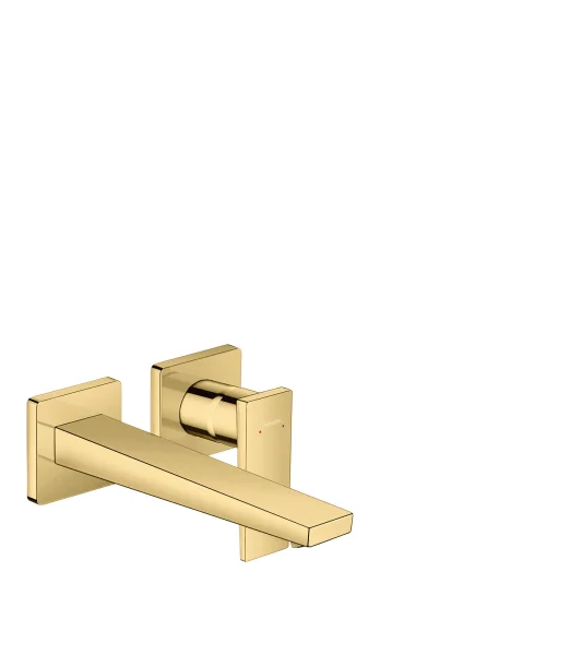 Hansgrohe Metropol Single Lever Basin Mixer With Lever Handle For Concealed Installation With Spout 225 Mm Gold Polished