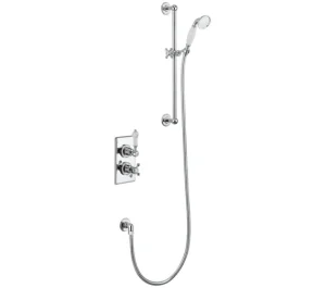 Burlington Single Outlet Conceal Shower Valve Chrome