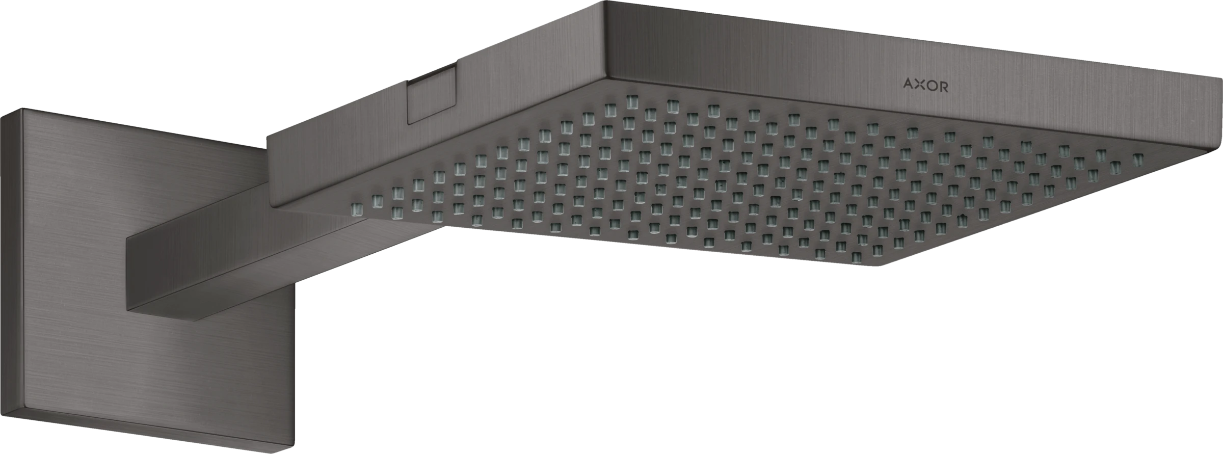 Axor Showersolutions Overhead Shower 240/240 With Shower Arm Brushed Black Chrome