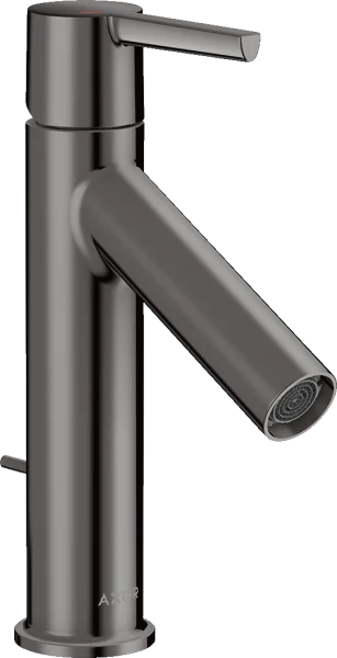 Axor Starck Single Lever Basin Mixer 100 Coolstart With Lever Handle And Pop-up Waste Polished Black Chrome