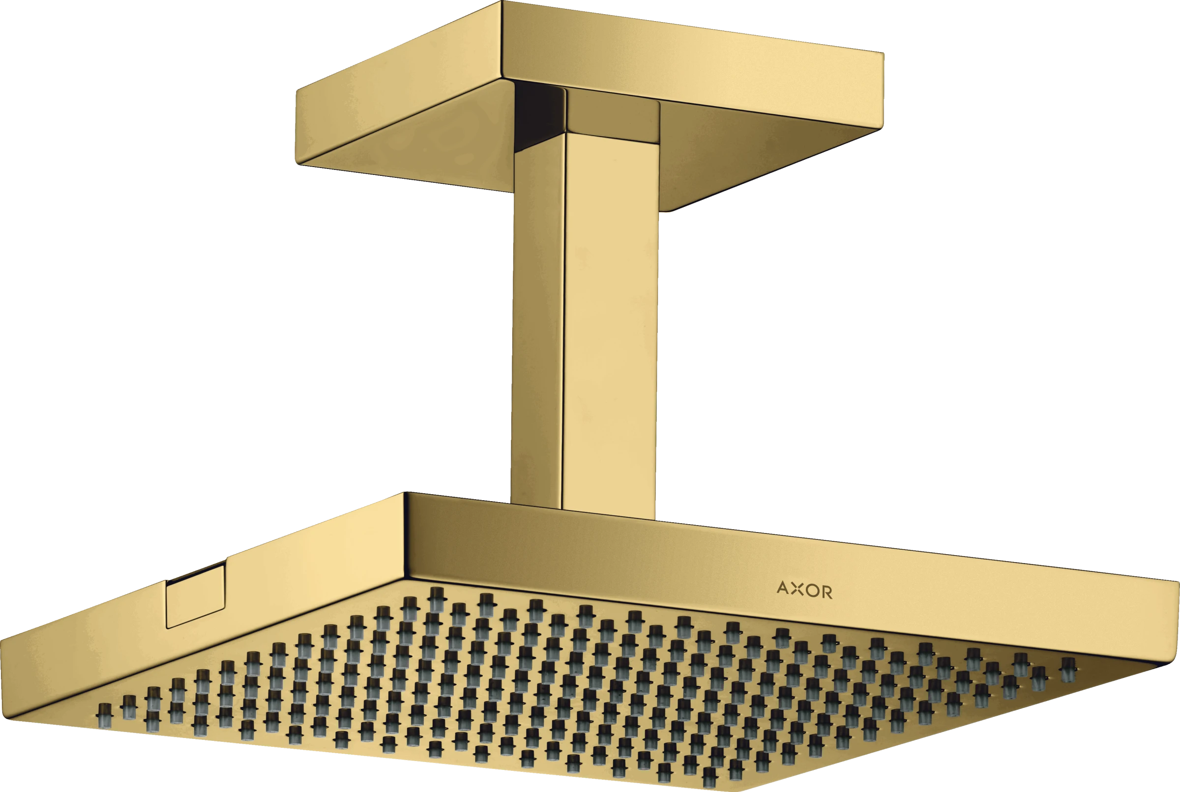 Axor Showersolutions Overhead Shower 240/240 1jet With Ceiling Connection Gold Polished