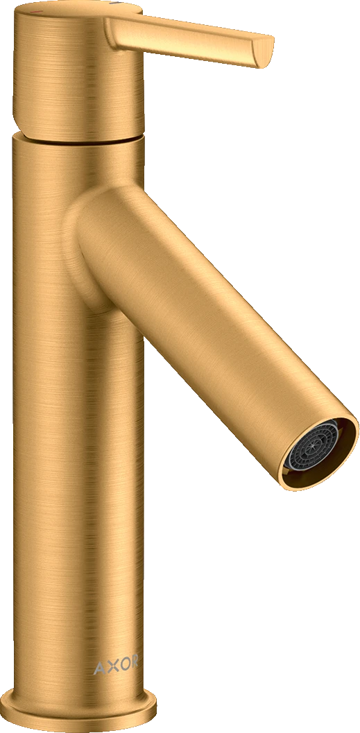 Axor Starck Single Lever Basin Mixer 100 Without Waste Gold Brushed