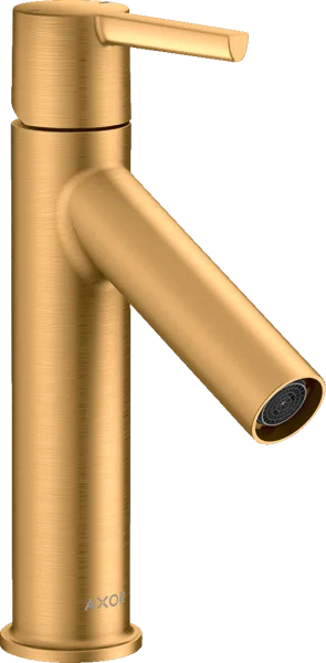 Axor Starck Single Lever Basin Mixer 100 Without Waste Gold Brushed