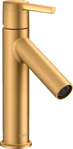Axor Starck Single Lever Basin Mixer 100 Without Waste Gold Brushed