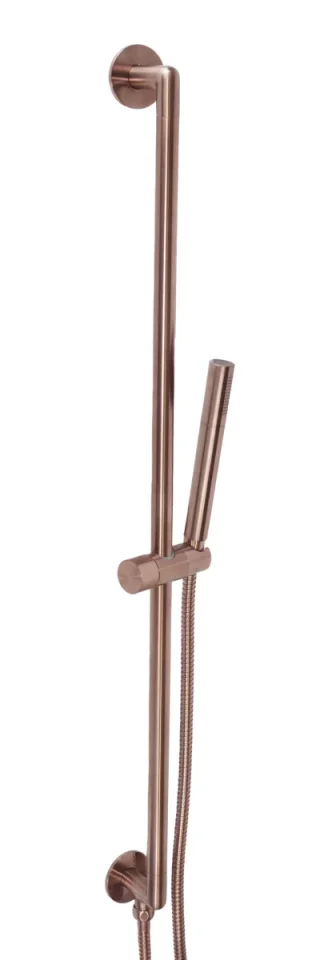 Just Taps Evo Slide Rail Kit With Single Function Pencil Handset & Hose Brushed Bronze product image - Image 1