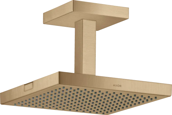 Axor Showersolutions Overhead Shower 240/240 1jet With Ceiling Connection Brushed Bronze