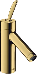 Axor Starck Classic Single Lever Basin Mixer 70 With Pop-up Waste Gold Polished