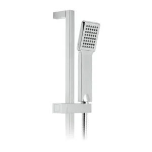 Vado Slide Rail Shower Kit With Single-function Rub-clean Shower Handset, 700mm Slide Rail And 150cm Shower Hose Chrome