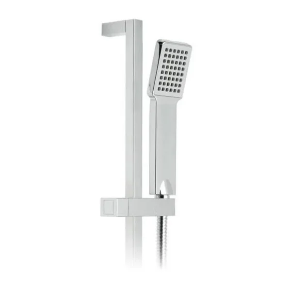 Vado Slide Rail Shower Kit With Single-function Rub-clean Shower Handset, 700mm Slide Rail And 150cm Shower Hose Chrome product image - Image 1